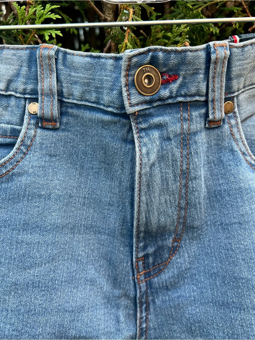Tommy Hilfiger Light Blue Denim Jean Shorts
